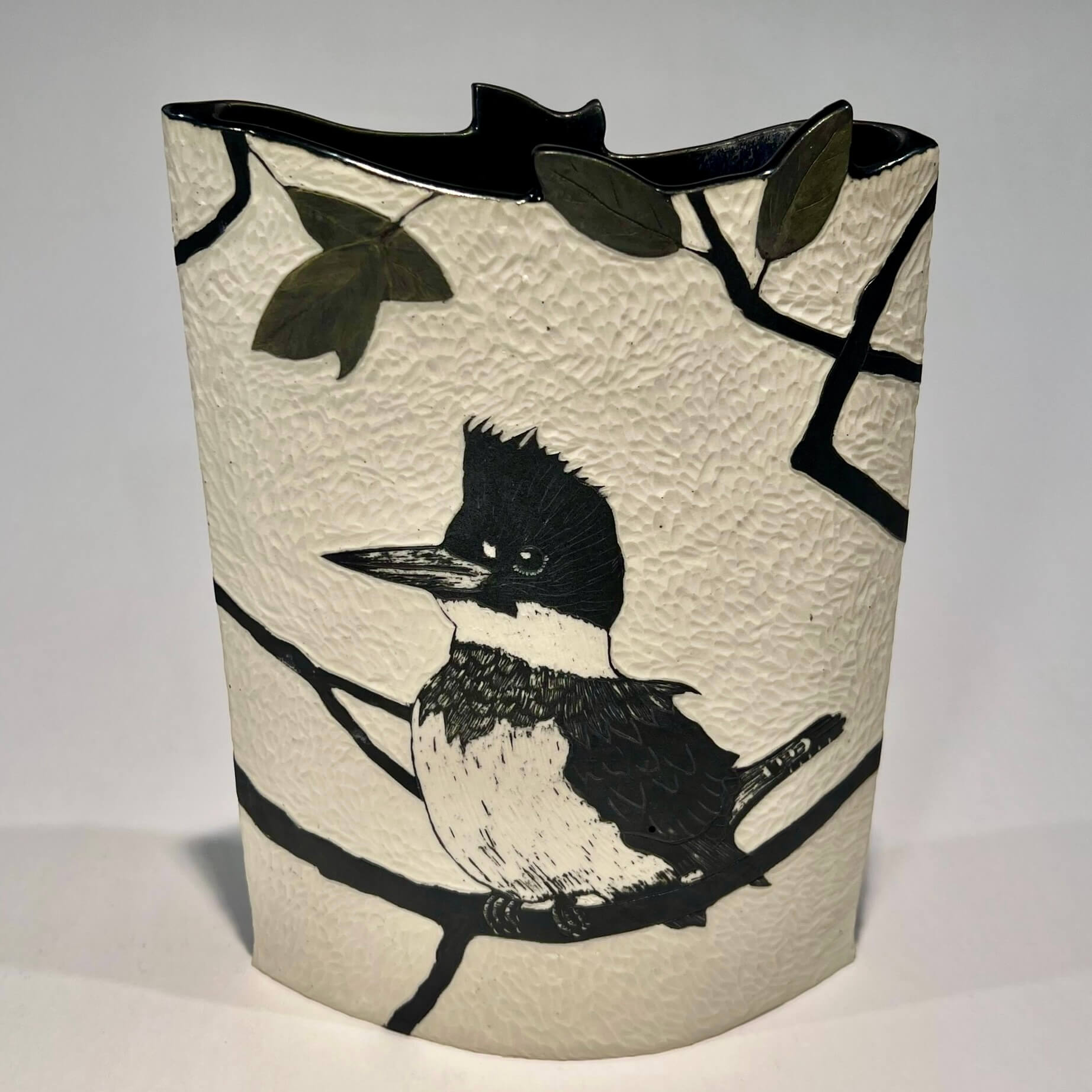 Shirley Gromen King fisher Vase