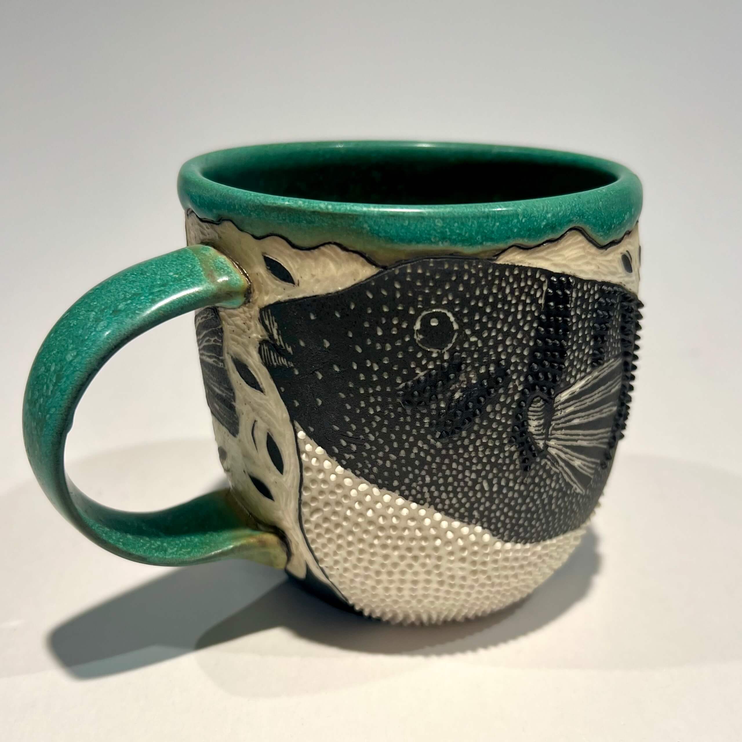 Shirley Gromen Puffer Fish Mug